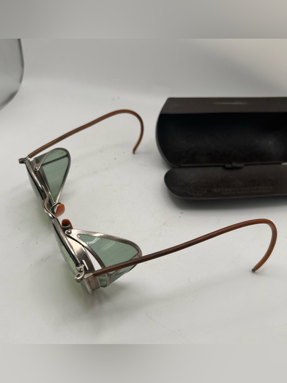 1940’s American Optical Ful-Vue SUNGLASSES Steam Punk Shields AO Prescription’s*